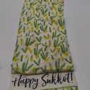 Artoid Mode Happy Sukkot Etrog Table Runner, Sukkah Jewish Holiday Fall Harvest Kitchen Dining Table Decoration for Home Party Decor 13 x 72 Inch