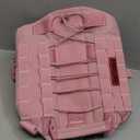OneTigris Tactical Dog Harness Vest,No-Pull Service Dog Vest with Hook & Loop Panels,Adjustable Dog Vest Harness for Walking Hiking Training (Pink,L)