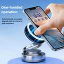 2026 New Universal Magnetic Car Mount with Vacuum Suction 85LBS Phone Holder for Dashboard & Windshield, 360 Adjustable Foldable Stand, One-Hand Operation, Hands-Free Suction Cup Phone Holder