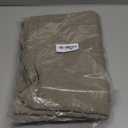 Fitable Faux Linen Tablecloths for Rectangle Tables: Water & Stain Resistant Farmhouse Table Cloth, Washable Burlap Textured Table Covers for Kitchen Dining Party(2 Pack, 52x70 Inch, Khaki)