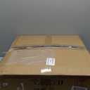 Flower Ceiling Fans with Lights and Remote, 33.5 Inch Modern Low Profile Flush Mount Ceiling Fan, Dimmable LED Ceiling Light Fixture, Small Ceiling Fans for Bedroom, Kitchen, Indoor-White