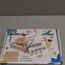 Montessori Toddler Toys - Baby Wooden Busy Board - Sensory Toys with Light Switch - Travel Toys for Educational Toddler Activities for Toddlers 1 2 3 4+ Year Old