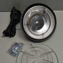 350 Watt Heat Lamp for Chickens - Chtoocy Chicken Coop Heater with Carbon Fiber Bulb, 5.2FT Thickened Power Cord & Chicken Heat Lamp with 2 Temperature Adjustable (175/350W) for Chicks, Ducks and Pets