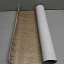 Gold Khaki Wood Peel and Stick Wallpaper Stripe, 20.8" x 118" (53cm x300cm), Removable, Self-Adhesive, 3D, Modern, Rustic, Industrial, Bathroom, Bedroom, Decorating