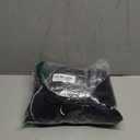 Women's Robe Soft Knit Waffle Bathrobe Lightweight Knee-Length Loungewear XL, Black 