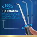 Waterpik Aquarius Water Flosser For Teeth Cleaning, Gums, Braces, Dental Care, Electric Power With 10 Settings, 7 Tips For Multiple Users And Needs, ADA Accepted, Black 