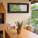 Vinyl Basement Hopper Window, Bathroom Window 32" x 16" Black