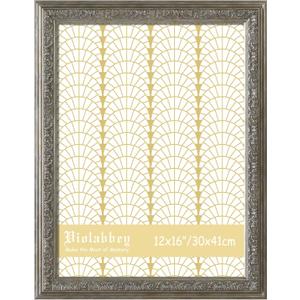 VIOLABBEY 12x16 Sliver Picture Frame, Vintage Frames without Mat