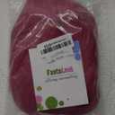 FantaLook Long Straight Hot Pink Cosplay Wig with 2 Ponytails for Halloween Party CostumeSmall Size