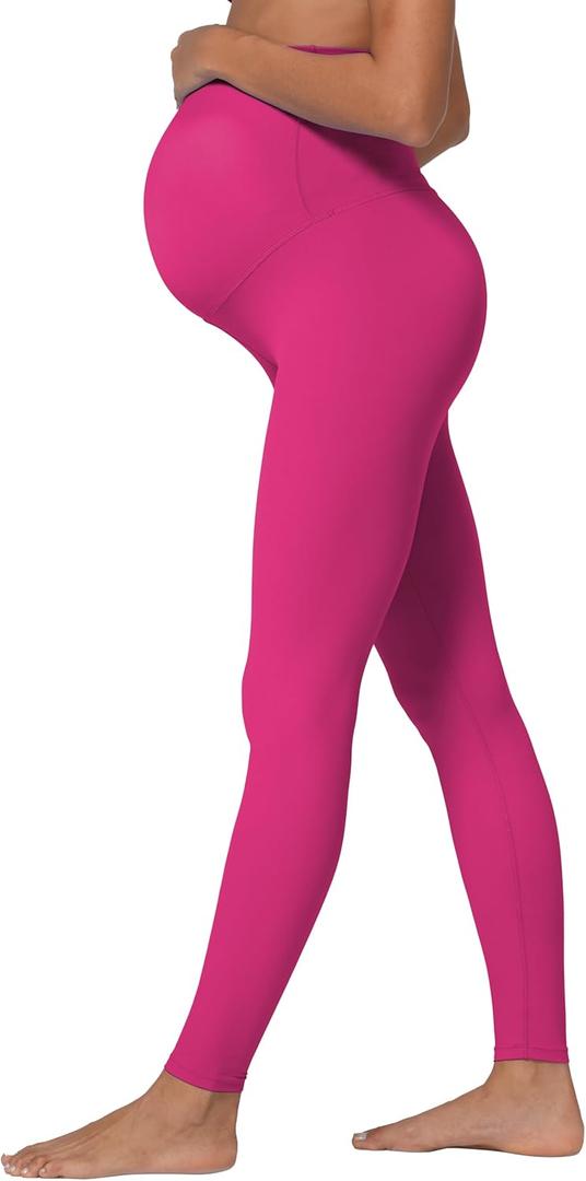 Sunzel Sunzfly Maternity Leggings for Women Over The Belly Buttery Soft Pregnancy Yoga Pants for Fall Winter Workout Lounge (Large, Hot Pink) Sunzel Sunzfly Maternity Leggings for Women Over The Belly Buttery Soft Pregnancy Yoga Pants for Fall Winter Workout Lounge (Large, Hot Pink)