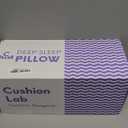 C CUSHION LAB Deep Sleep Pillow, Patented Ergonomic Contour Design for Side & Back Sleepers, Orthopedic Cervical Shape Gently Cradles Head & Provides Neck Support & Shoulder Pain Relief - Calm Grey