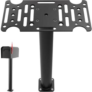 43" Tall Mailbox Post with Mounting Bracket, Mounting Post for Use with Mailbox Bracket,Heavy Duty In-Ground Post for Outdoor Mailboxes,Compatible with Mail Boss, Architectural MAILBOXES, Gibraltar