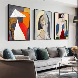 Wall Art Minimalist Canvas Decor Set of 3,Black Framed Abstract Paintings Art,Modern Famous Aesthetic Posters Prints for Living Room Bathroom Bedroom Large Size 20x28In, 20 "X 28" X 3 pieces