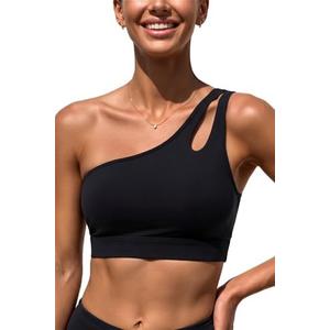 Talisea Women One Shoulder Bikini Top - Keyhole Swim Tops Only Padded Swimsuit Bra 2025 Bathing Suit Size M