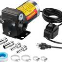 110V AC Self-priming Gasoline Fuel Oil Transfer Pump with Reversible Pumping Switch for Gasoline Diesel Kerosene & More