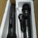 HWWR Karaoke Machine, Portable Bluetooth 5.3 Speaker with 2 Wireless 0 Delay Microphones, PA System with Echo Adjustment, Supports TWS/TF Card/USB/AUX/TV for Home Party, Backyard BBQ Stage Subwoofers