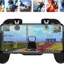 Mobile Phone PUBG Game Controller L1R1 Shoot and Aim Trigger Joystick Ergonomic Gamepad for PUBG Mobile/Knives Out,Phone Gaming Controller for 4.7''- 7.0'' Android & iOS (H6)