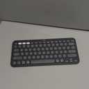 Logitech Pebble Keys 2 K380s, Multi-Device Bluetooth Wireless Keyboard with Customizable Shortcuts, Slim and Portable, Easy-Switch for Windows, macOS, iPadOS, Android, Chrome OS - Tonal Graphite