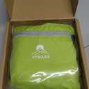 15L Water-resistant Hiking Daypack, Small Backpack Travel Outdoor, Lightweight Day Pack with Tool Loops (Luminous Green)