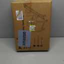 Pet Trolley Bag, Detachable Rolling Carrier for Small Dogs Cats Portable Pet Travel with Telescopic Handle and Shoulder Strap, for Airplane Car (Black with White Edges)