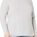 Amazon Essentials Women's Long-Sleeve Turtleneck (Medium, Grey Heather)