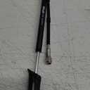 Giyo High Pressure Shock Pump, (300 PSI Max) for Fork & Rear Suspension, Lever Lock on Nozzle No Air Loss (Black)