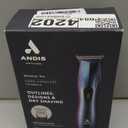 Andis 560974 Limited Edition Slimline Pro Cord/Cordless Beard Trimmer, Lithium Ion T-Blade Trimmer, Close Cutting T-Blade Zero Gapped, Galaxy