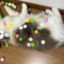 Cat Toy Launcher, 50PCS 1.2Inch Interactive Cat Balls, Active Exercise Toys for Indoor Multi-Colored Cats