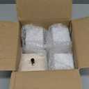 4 inch Solid Wood Furniture Legs, 4Pcs Mid-Century Modern Wooden Pyramid Replacement Feet with Threaded 5/16'' Hanger Bolts & Mounting Plate & Screws for Sofa Couch Chair Recliner (White)