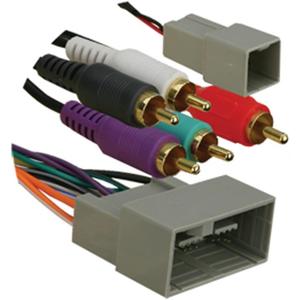 Metra Electronics 70-1730 Wire Harness Amplified Version for Honda 2008 and Up (Black)