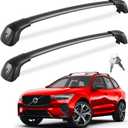 FengYu Lockable Roof Rack Cross Bars 260lbs Compatible with Volvo XC60 XC-60 2018-2026, Heavy Duty Aluminum Roof Rails Crossbars Bike Black Rooftop Cargo Carrier Luggage SUV Accessories