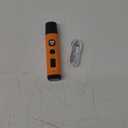 Casfuy Dog Nail Grinder with 2 LED Light - New Version 2-Speed Powerful Electric Pet Nail Trimmer Professional Quiet Painless Paws Grooming & Smoothing for Small Medium Large Dogs and Cats (Orange) (A-Orange)