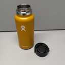Hydro Flask Water Bottle - Insulated Stainless Steel - Wide Mouth Flex Lid, Non Spill, Leakproof and Refillable in 32 Oz Fossil Brown