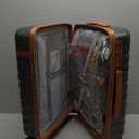 UKEIN Luggage Sets 3 Piece, Carry On Luggage 20In With Spinner Wheels,PC Hardside Suitcase Set with TSA Lock,Durable Carry On Suitcase With Travel Backpack for Men (Grey, 3 piece set (20inch))