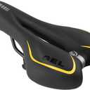 MSDADA Gel Bike Seat Bicycle Saddle, Bike Saddle for Men & Women, Waterproof Bicycle Seat Comfortable Soft Cushion for Road Bike, Cruiser, Mountain Bike, Exercise Bike, City Bikes