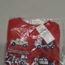 GAP Baby Boys' Brannan's Favorites Long Sleeve Graphic Tee T-Shirt (0-3 Months, Modern Red Trucks)