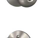 Schlage F51A PLY 619 Plymouth Door Knob, Keyed Entry Lock, Satin Nickel