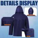 RainRider Rain Jacket Pants Suits for Men Women Waterproof Lightweight Rain Gear Workwear
