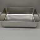 X-Large Stainless Steel Litter Box with High Sided, Metal Cat Litter Box, Odor-Free Non-Stick Litterbox Pan, Easy to Clean Pet Supplies Toilet Tray for Indoor Cats, Kittens or Multicat Homes