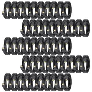 4K HDMI Cables 3FT 50-Pack, High Speed HDMI 2.0 Cable Shielded Cord with Ethernet Support 4K@60Hz, 2K, HDR, ARC, 3D Compatible with Monitor, Roku/Fire TV, Laptop, PS5/4, Blu-ray