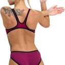 ARENA Womens Women Sports Swimsuit One Big Logo Tech Back 26