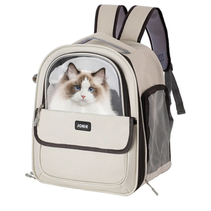 Vivicreate Large Cat Backpack Carrier for Travel and Hiking Transparent Pet Bubble Backpack for Cats up to 20lbs with Ventilation and Padded Straps Mochila para Gatos transportadora mascotas (Pink)