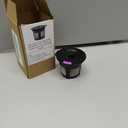 Reusable K Cups for Keurig K Elite, K Classic, K Compact, K Latte, K Duo and All 2.0 & 1.0 Coffee Makers, 2 Pack K Cup Coffee Filters - Black