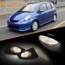 Fog Lights Lamps Assembly For 2006 2007 2008 Honda Fit Driver Passenger Replacement 1 Pair