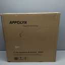 APPOLYN 4 Tier Rotating Bookshelf, 360° Display Rotating Bookcase Corner Storage Rack with Special Visible Partition Storage, Gold