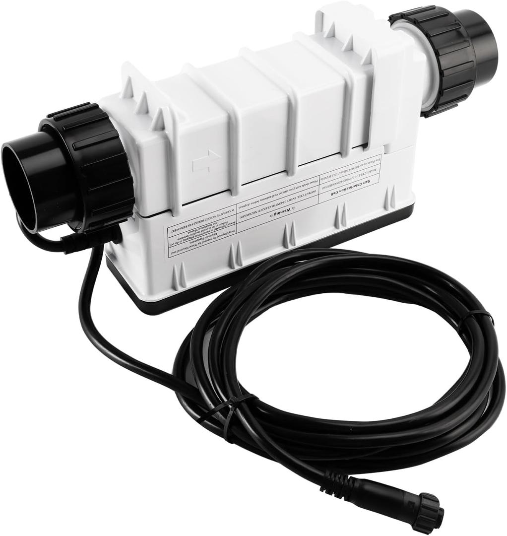 Topteng IC40 EC-520555 Replacement Salt Cell Chlorine Generator for Pentair for IntelliChlor IC40 Salt Cell Systems 40K Gallon Pool, 15 ft Cable