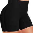 BESTENA Shapewear Shorts,Mid-Waist Body Shaper Shorts,Womens Shapewear Tummy Control,Seamless Shapewear for Under Dresses (Medium, 2x-black)