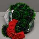 Wavwavw LED Christmas Car Spare Tire Decoration Make Your Own Truck Wreath 196.8 ft Tinsel Garland 24 Pcs Christmas Balls Ornaments Battery Operated Lights Outdoor Festive Accessory(Green)