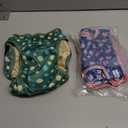 Langsprit Washable Female Dog Diapers - Doggie Reusable Diapers for Doggy Puppy Female in Period - Highly Absorbent Dog Heat Panties Flower-1 L