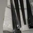 ARIFARO Fence Post Anchor 32 inch Ground Spike Heavy Duty Metal Black Powder Coated Fence Stakes Post,4x4 inch(3.5 x3.5 inch Inner) Pack of 4